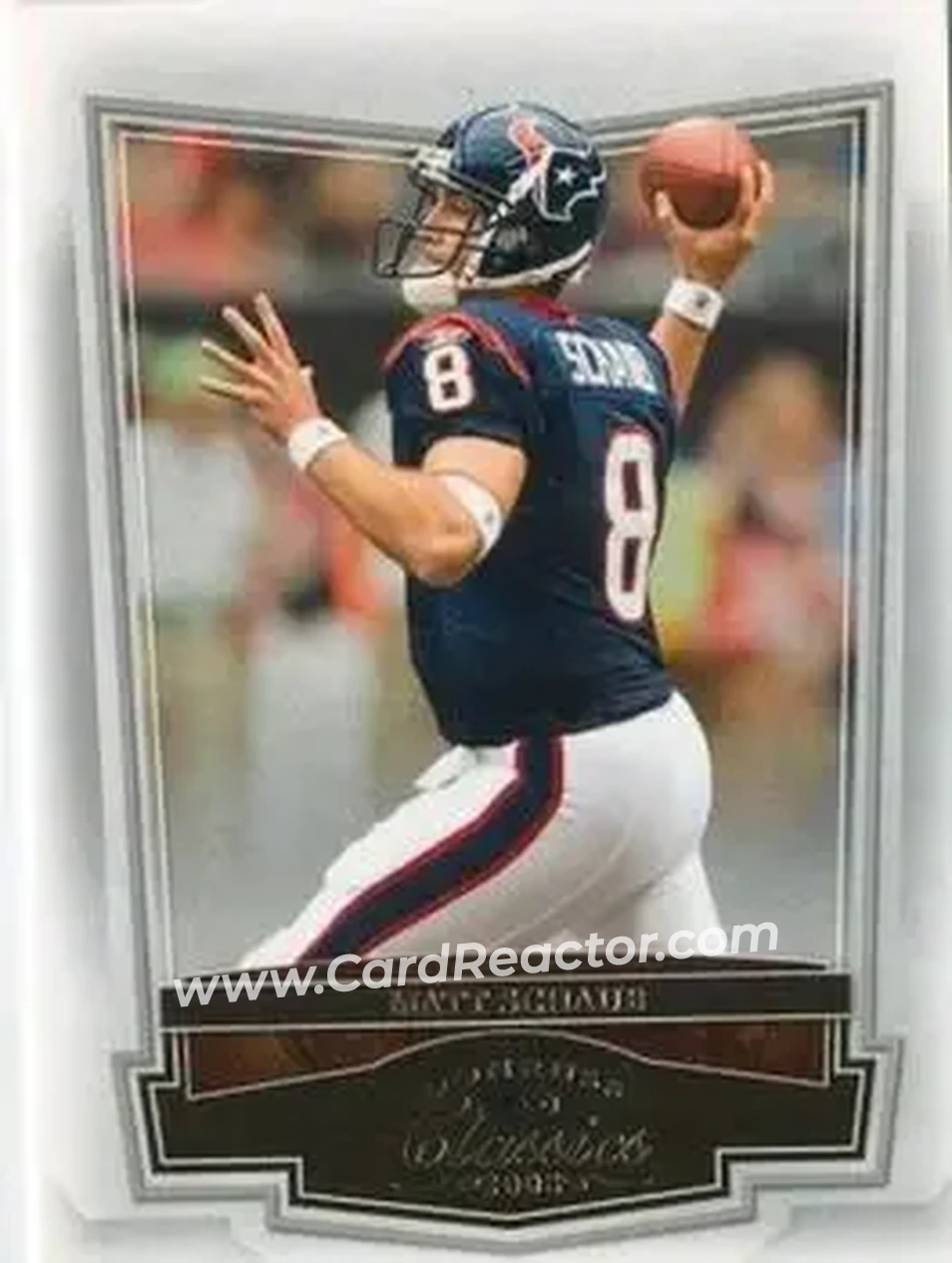 2008 Donruss Classics #39 - Matt Schaub - Houston Texans - Front