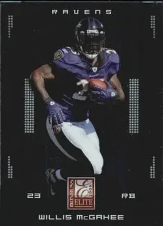 2008 Donruss Elite #8 - Willis McGahee - Baltimore Ravens