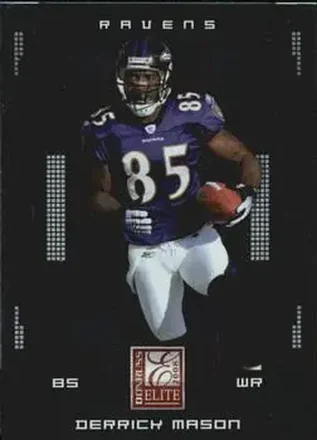 2008 Donruss Elite #10 - Derrick Mason - Baltimore Ravens