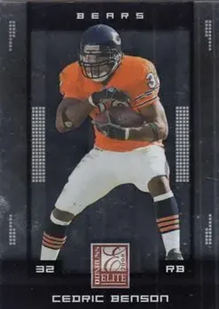 2008 Donruss Elite #17 - Cedric Benson - Chicago Bears