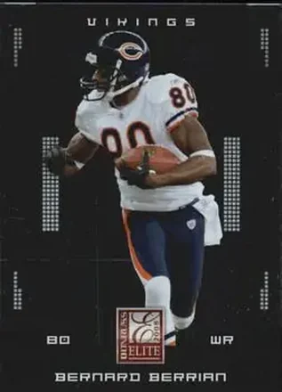 2008 Donruss Elite #18 - Bernard Berrian - Minnesota Vikings