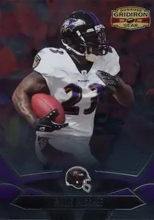 2008 Donruss Gridiron Gear #8 - Willis McGahee - Baltimore Ravens