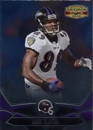2008 Donruss Gridiron Gear #10 - Mark Clayton - Baltimore Ravens