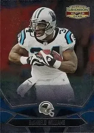 2008 Donruss Gridiron Gear #15 - DeAngelo Williams - Carolina Panthers
