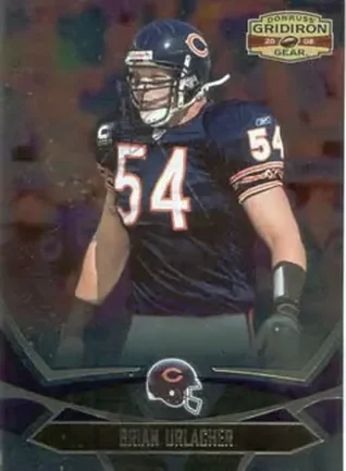 2008 Donruss Gridiron Gear #17 - Brian Urlacher - Chicago Bears