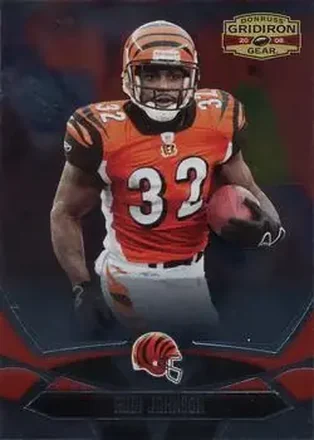 2008 Donruss Gridiron Gear #22 - Rudi Johnson - Cincinnati Bengals