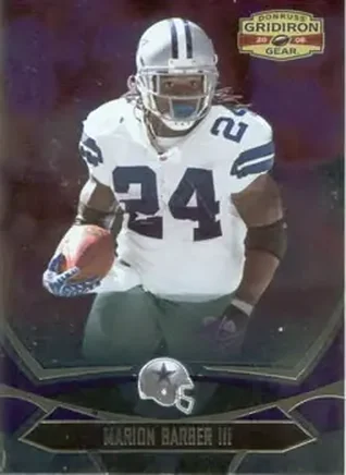2008 Donruss Gridiron Gear #28 - Marion Barber - Dallas Cowboys