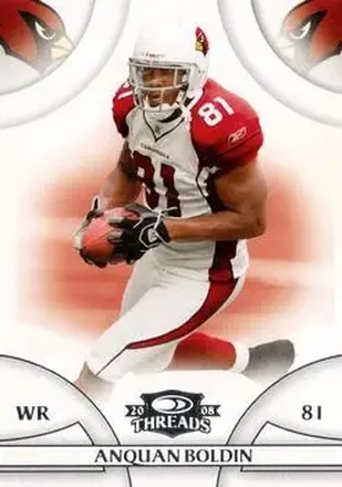 2008 Donruss Threads #1 - Anquan Boldin - Arizona Cardinals