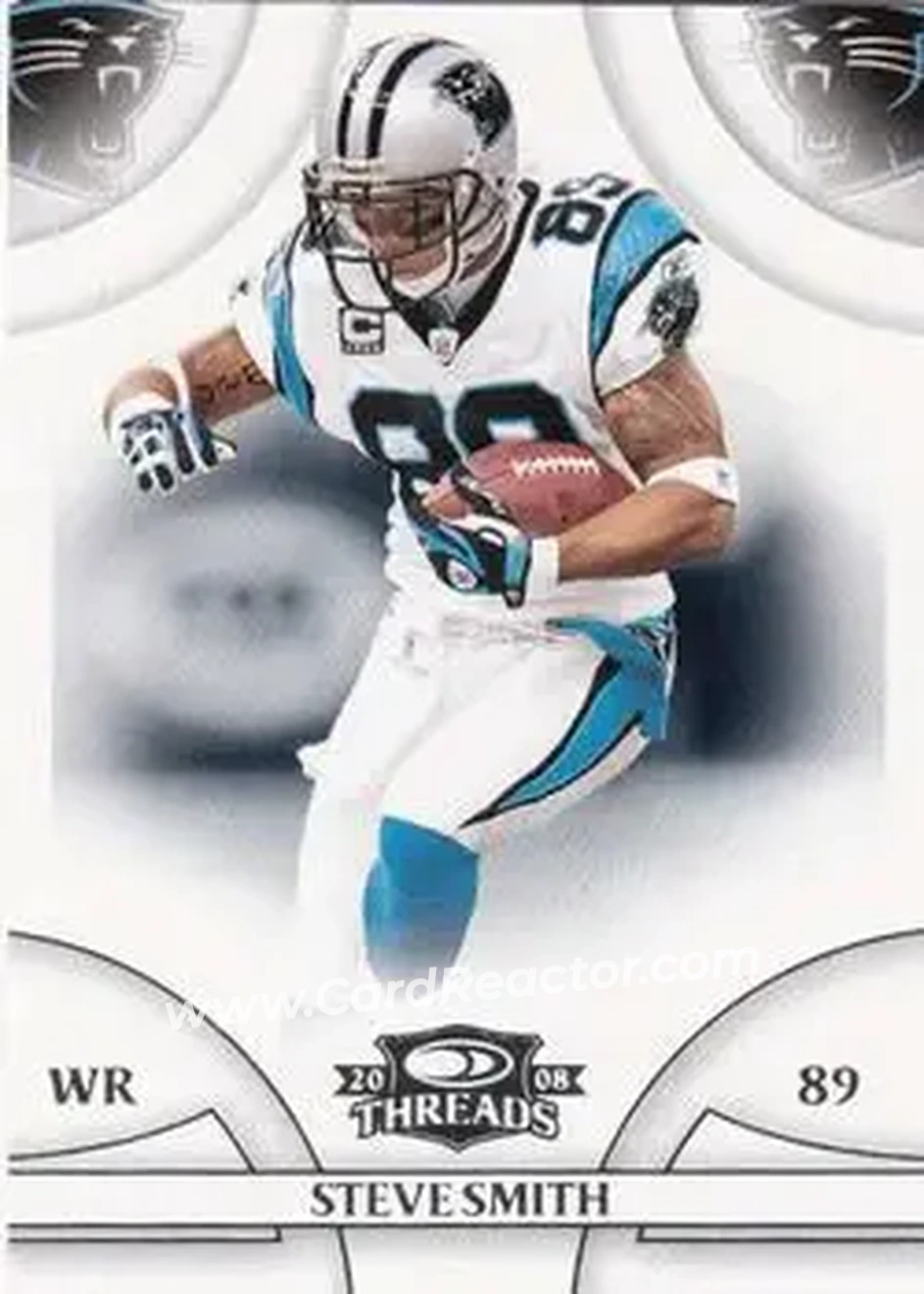 2008 Donruss Threads #5 - Steve Smith Sr. - Carolina Panthers - Front