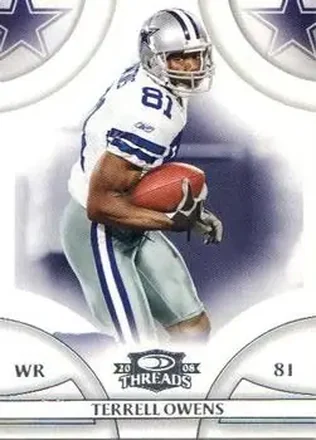 2008 Donruss Threads #8 - Terrell Owens - Dallas Cowboys
