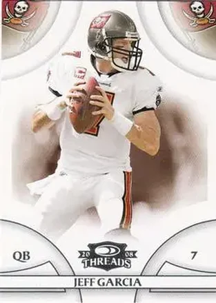 2008 Donruss Threads #13 - Jeff Garcia - Tampa Bay Buccaneers