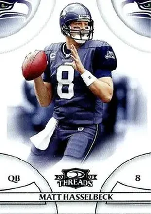 2008 Donruss Threads #16 - Matt Hasselbeck - Seattle Seahawks