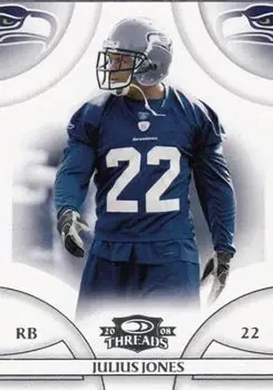 2008 Donruss Threads #17 - Julius Jones - Seattle Seahawks