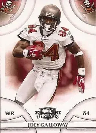 2008 Donruss Threads #19 - Joey Galloway - Tampa Bay Buccaneers