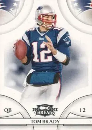2008 Donruss Threads #23 - Tom Brady - New England Patriots