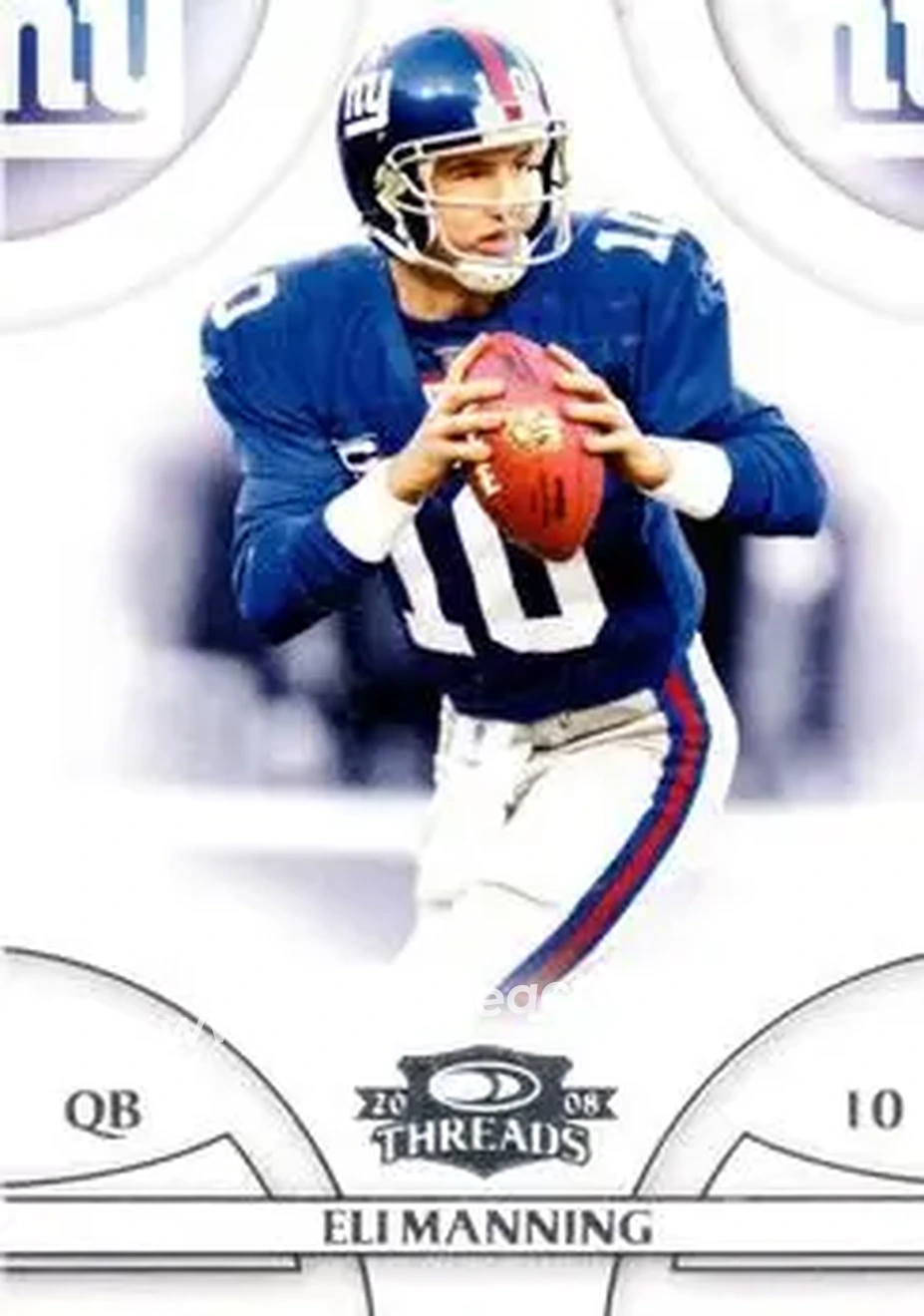 2008 Donruss Threads #27 - Eli Manning - New York Giants - Front