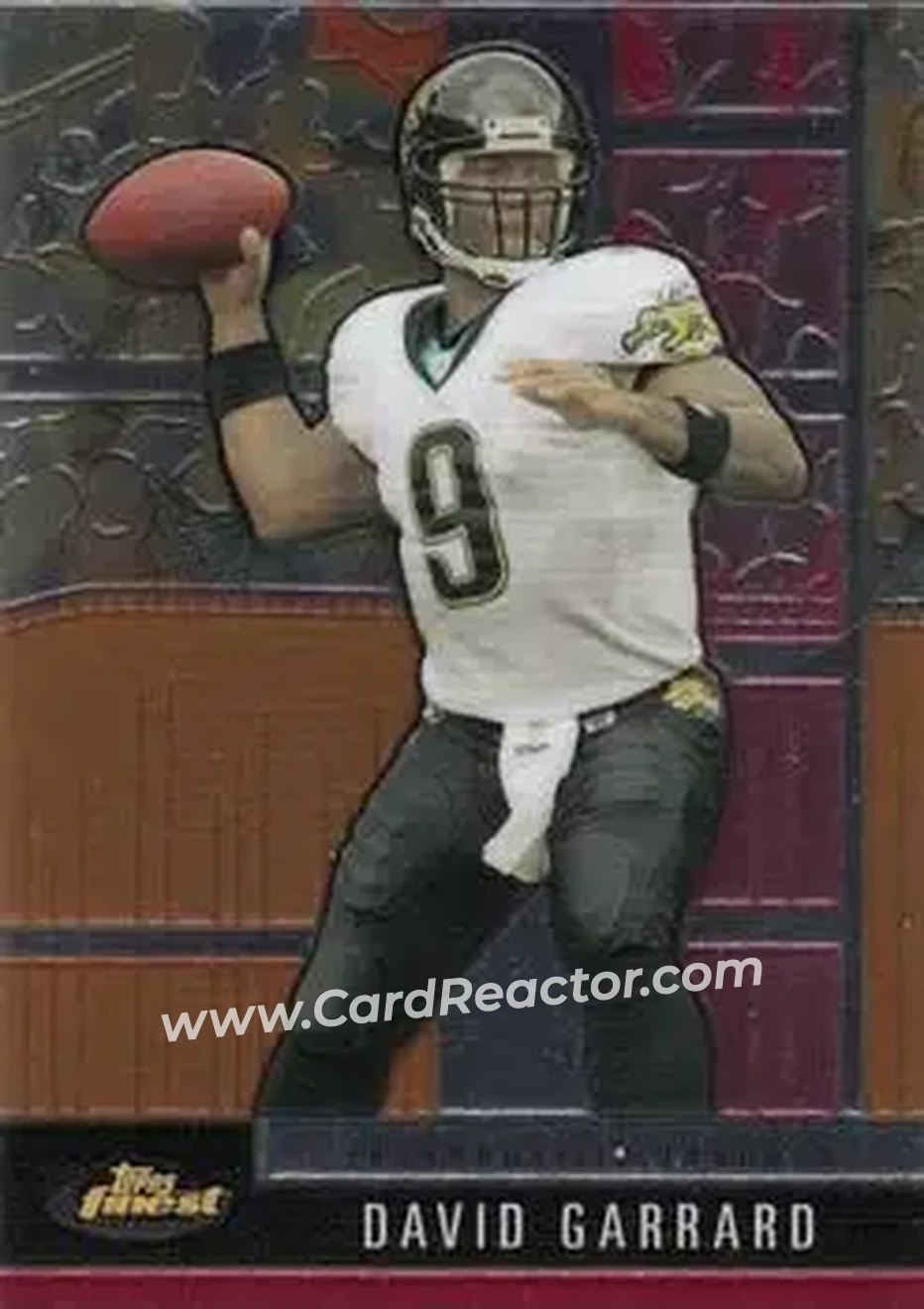 2008 Finest #8 - David Garrard - Jacksonville Jaguars - Front