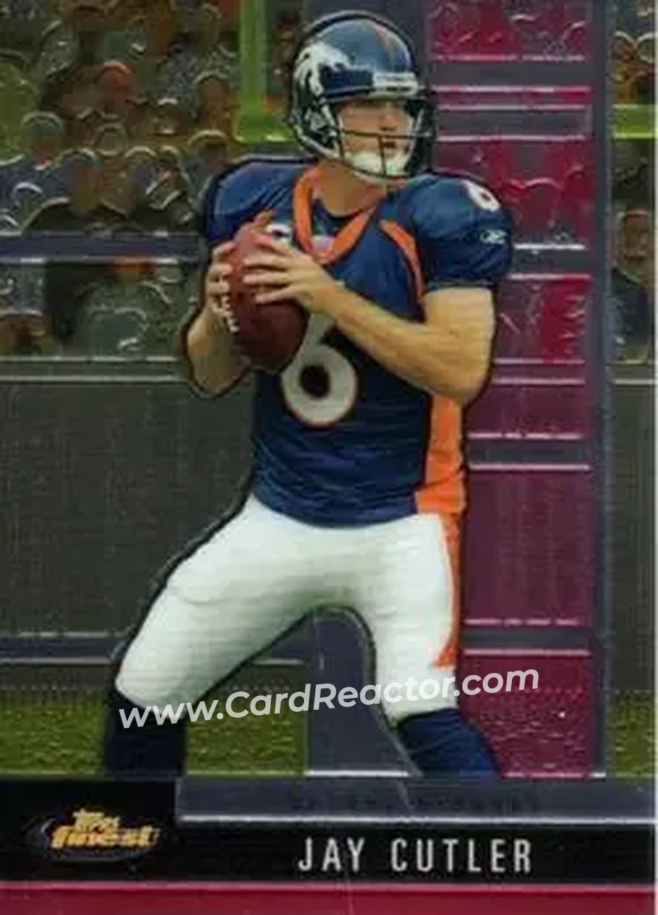 2008 Finest #14 - Jay Cutler - Denver Broncos - Front
