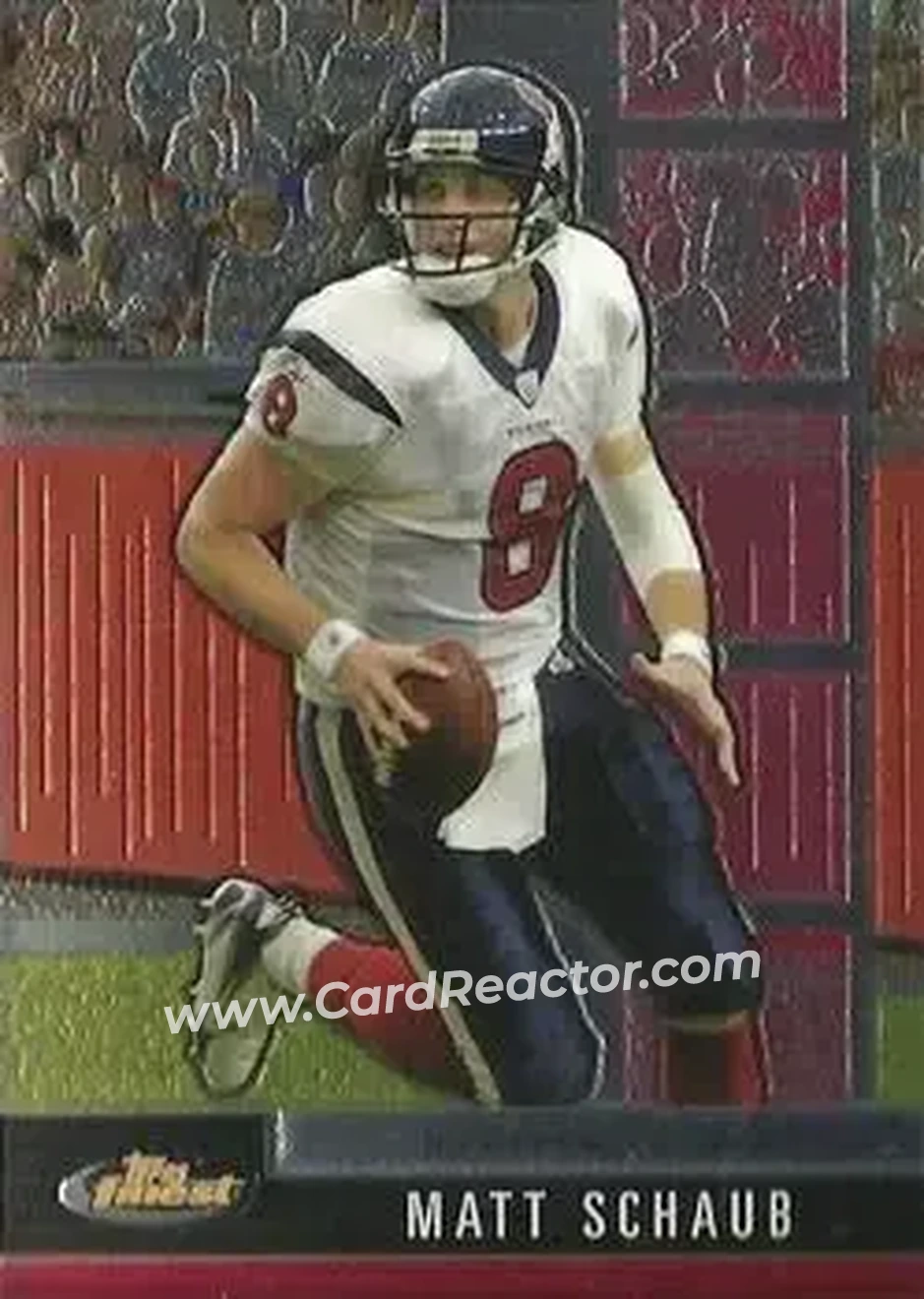 2008 Finest #17 - Matt Schaub - Houston Texans - Front