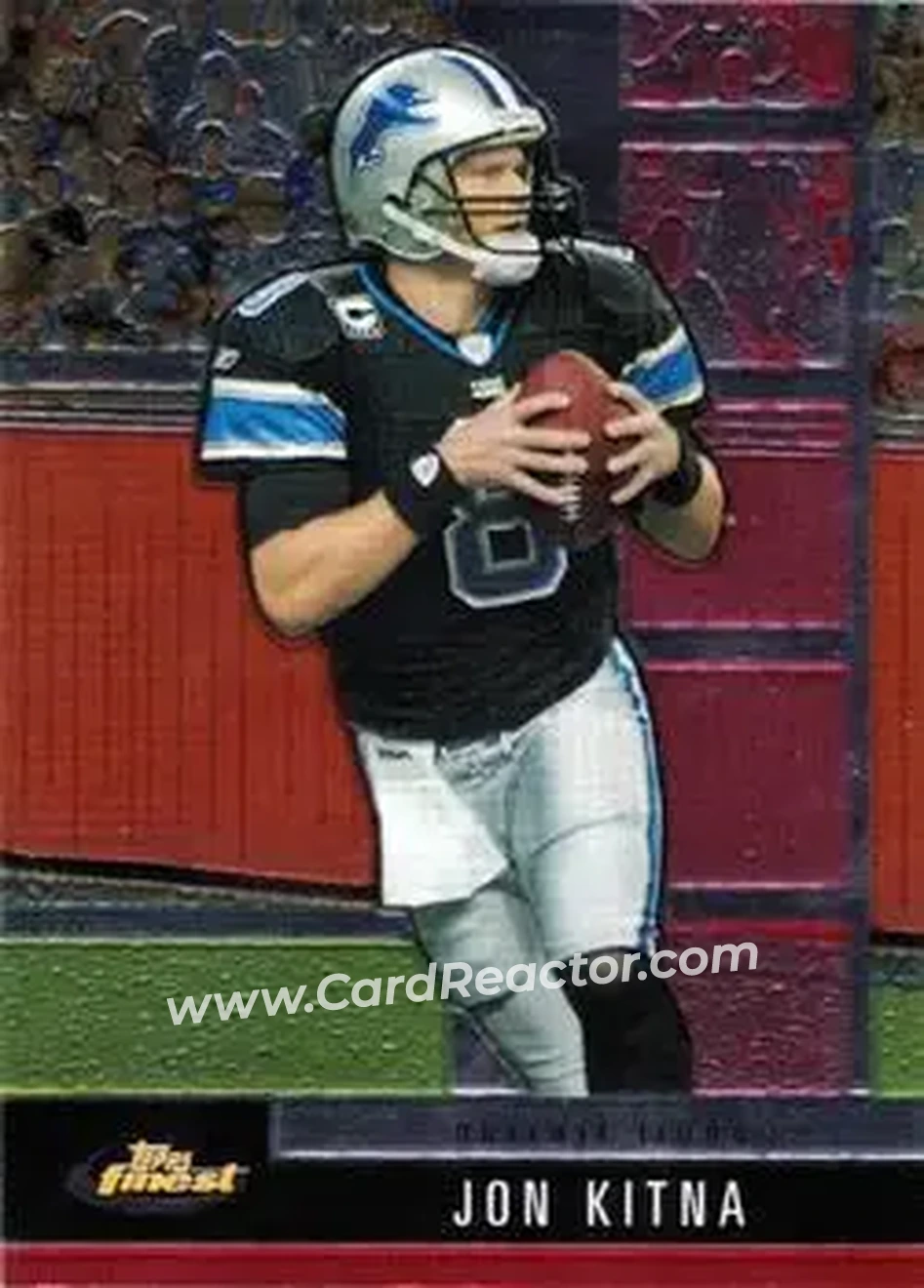 2008 Finest #18 - Jon Kitna - Detroit Lions - Front