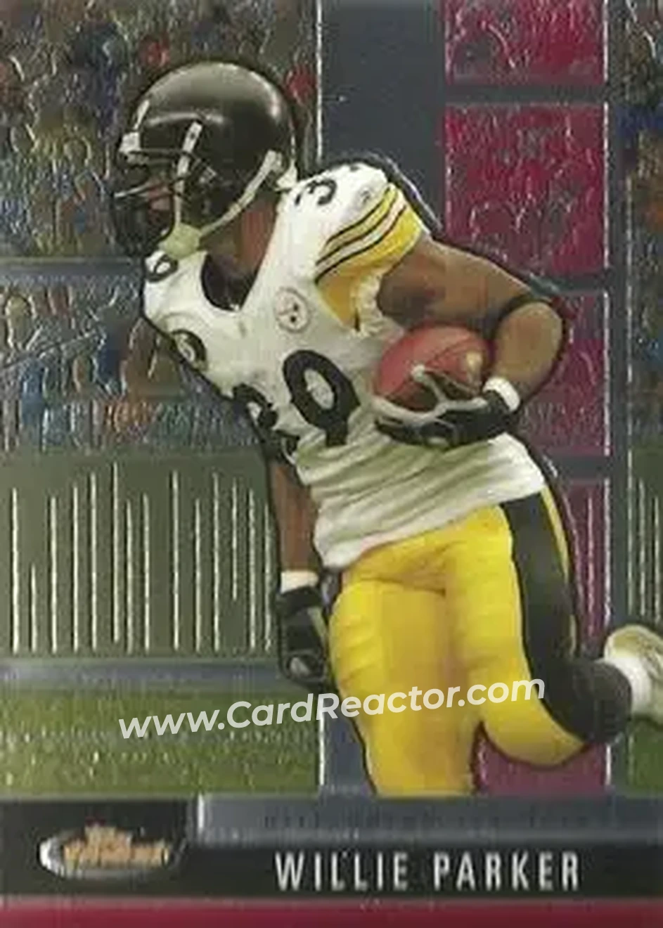 2008 Finest #21 - Willie Parker - Pittsburgh Steelers - Front