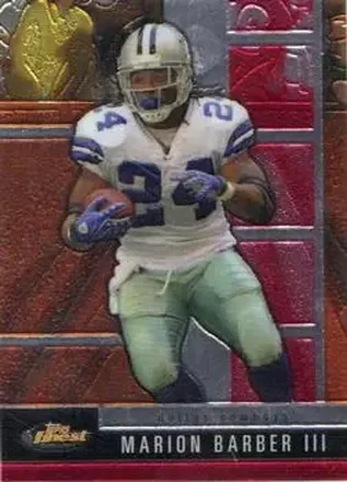 2008 Finest #25 - Marion Barber - Dallas Cowboys