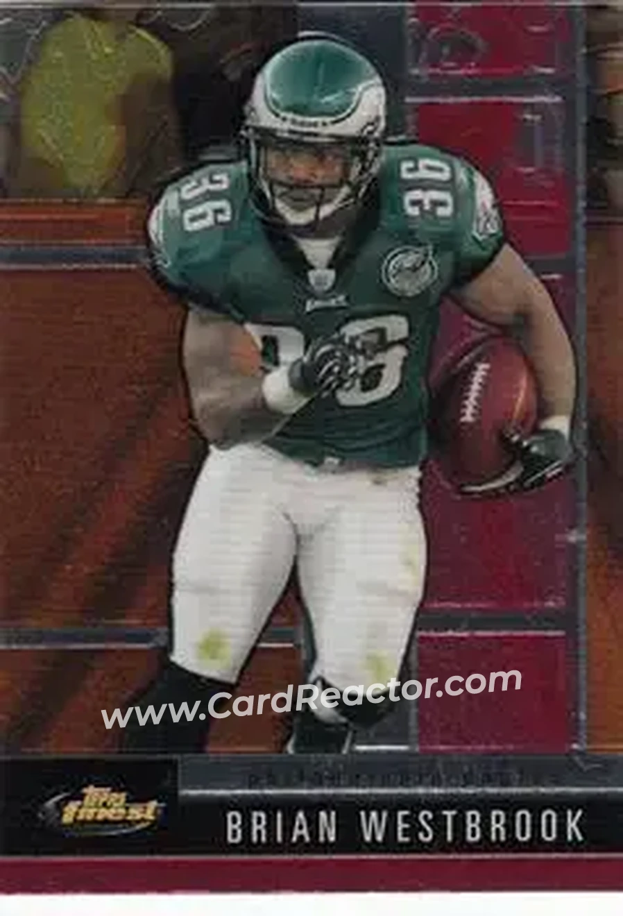 2008 Finest #26 - Brian Westbrook - Philadelphia Eagles - Front