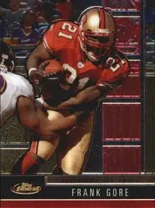 2008 Finest #31 - Frank Gore - San Francisco 49ers