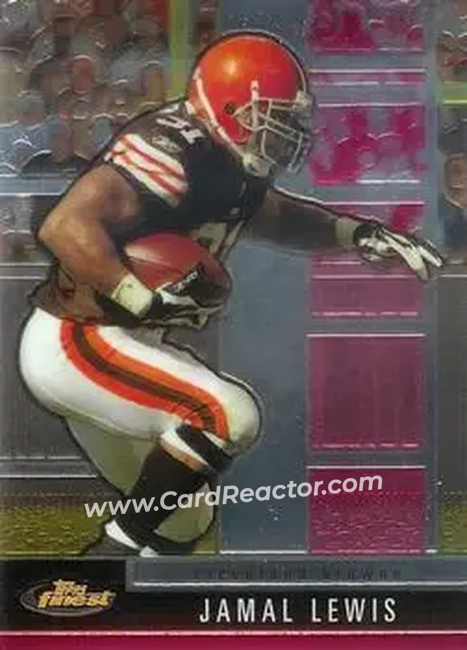 2008 Finest #33 - Jamal Lewis - Cleveland Browns - Front