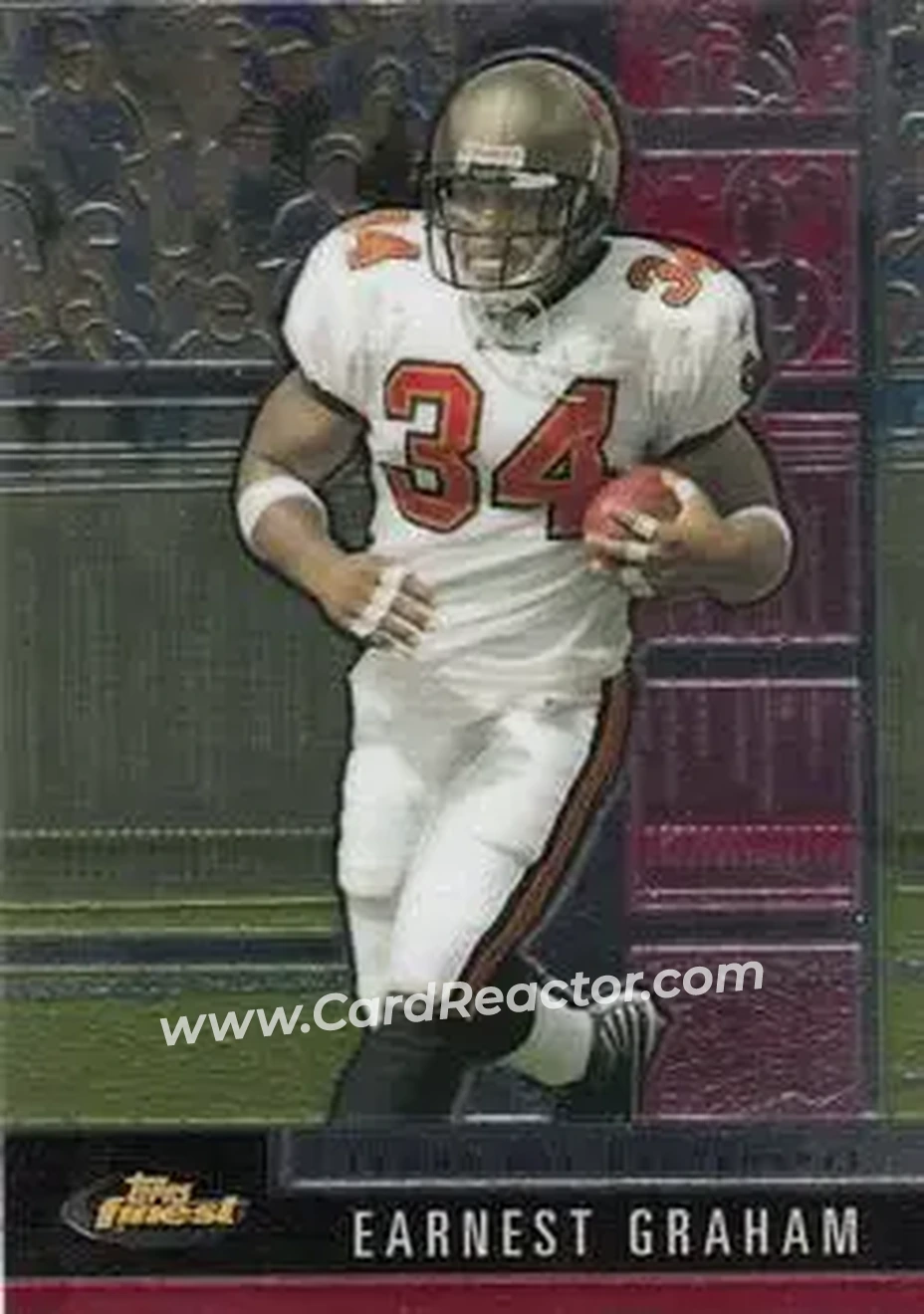 2008 Finest #40 - Earnest Graham - Tampa Bay Buccaneers - Front