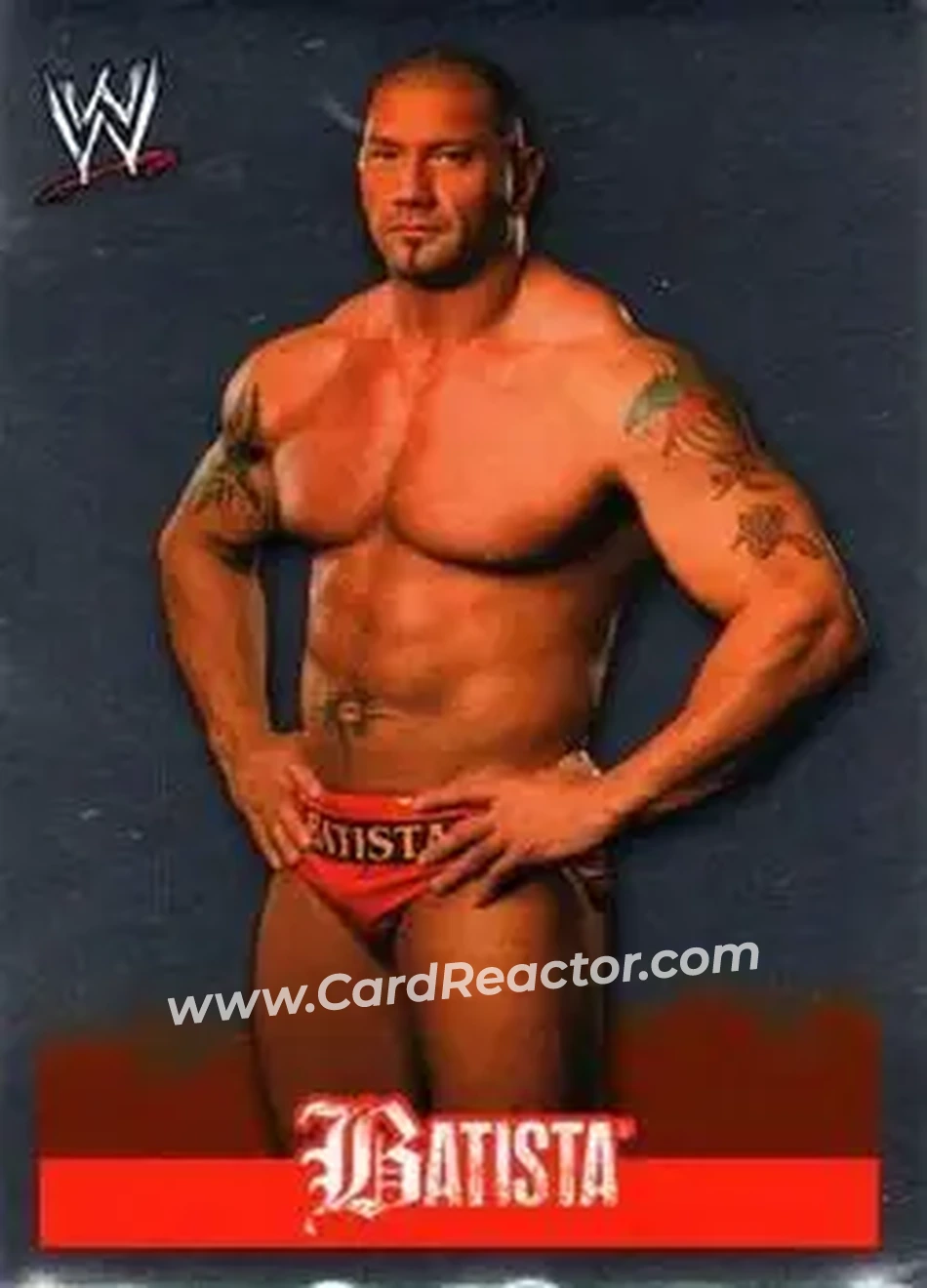 2009 Topps WWE Rivals Spanish #231 - Batista - Front 2009 Topps WWE Rivals Spanish #231 - Batista - Front