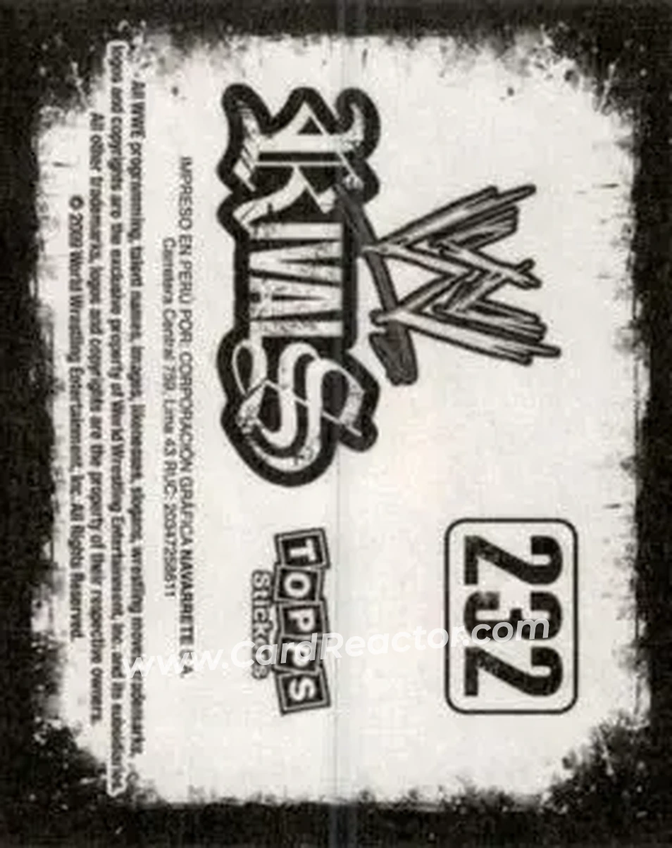 2009 Topps WWE Rivals Spanish #232 - Batista - Back