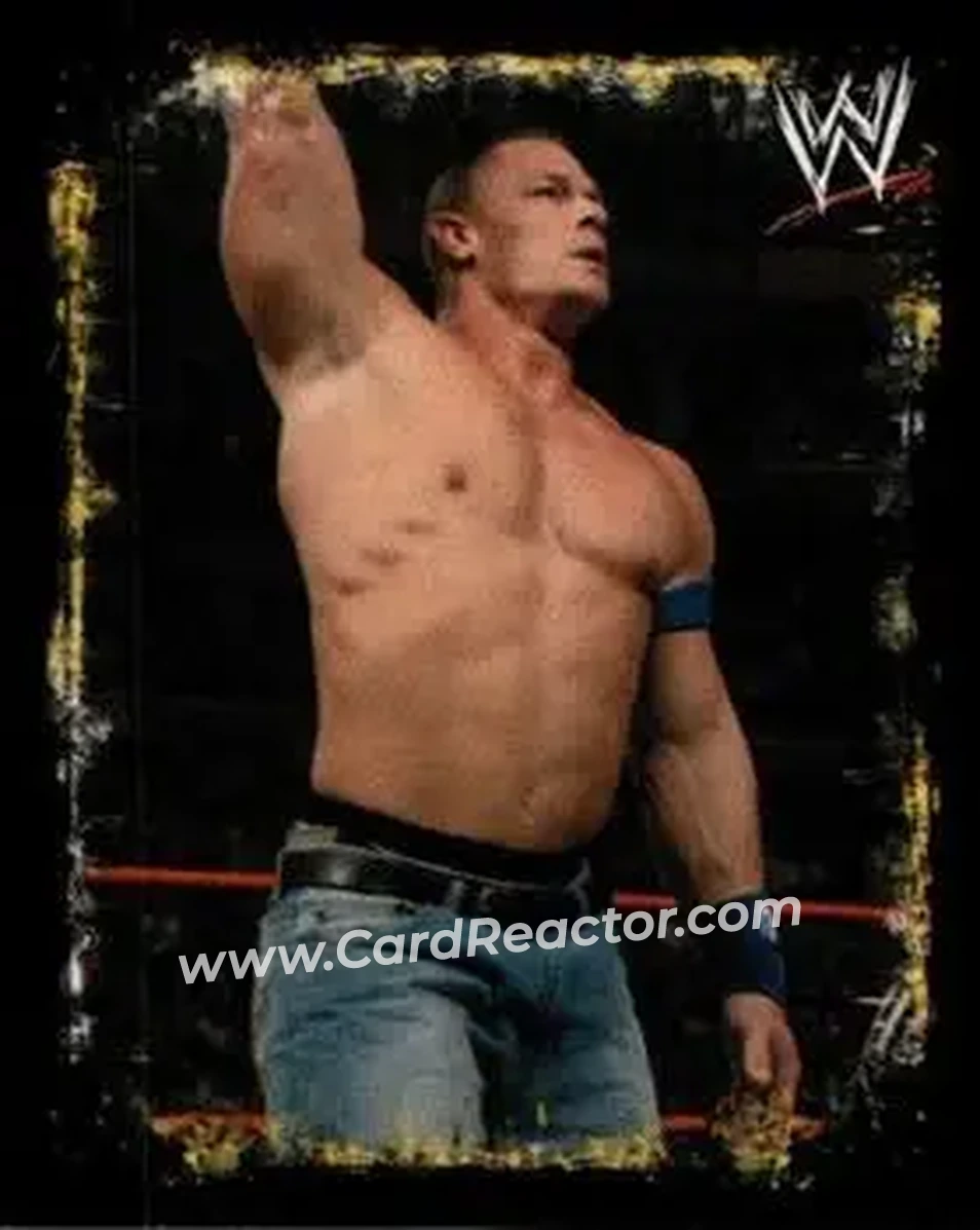 2009 Topps WWE Rivals Spanish - Poster #P2 - John Cena - Front 2009 Topps WWE Rivals Spanish - Poster #P2 - John Cena - Front