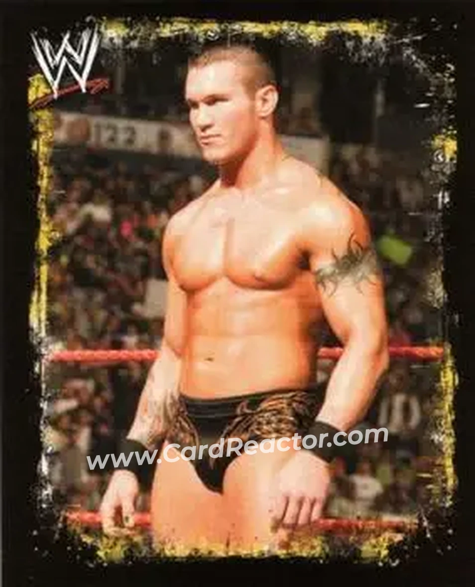 2009 Topps WWE Rivals Spanish - Poster #P3 - Randy Orton - Front