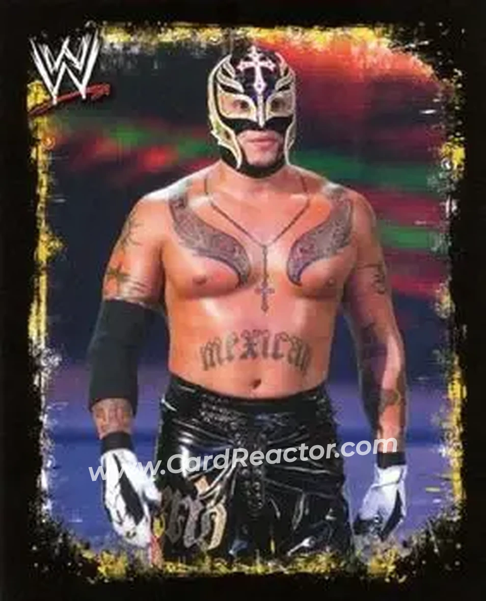2009 Topps WWE Rivals Spanish - Poster #P5 - Rey Mysterio - Front