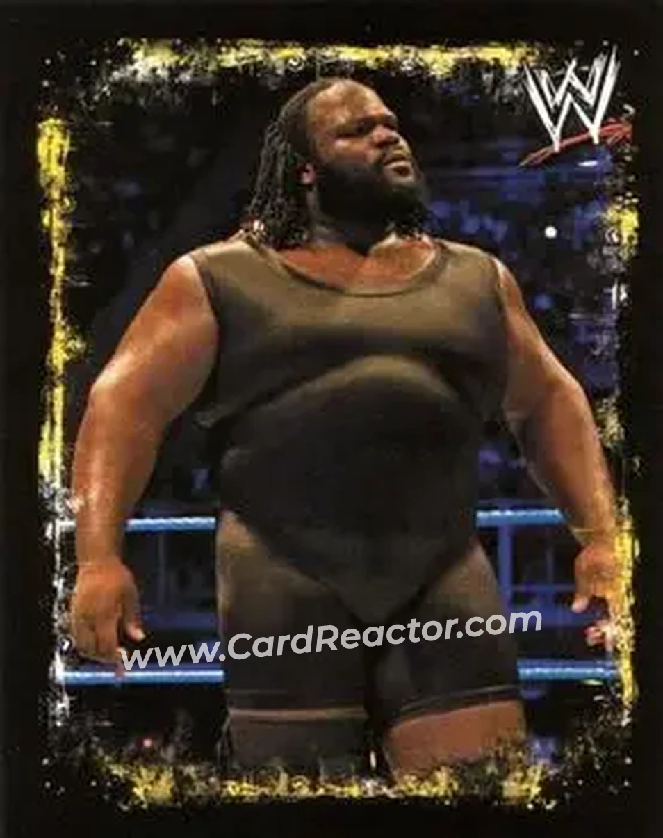 2009 Topps WWE Rivals Spanish - Poster #P8 - Mark Henry - Front 2009 Topps WWE Rivals Spanish - Poster #P8 - Mark Henry - Front