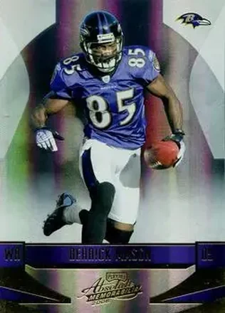 2008 Playoff Absolute Memorabilia #12 - Derrick Mason - Baltimore Ravens