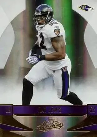 2008 Playoff Absolute Memorabilia #14 - Ray Lewis - Baltimore Ravens