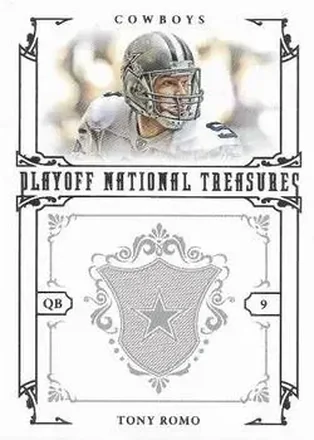 2008 Playoff National Treasures #18 - Tony Romo - Dallas Cowboys