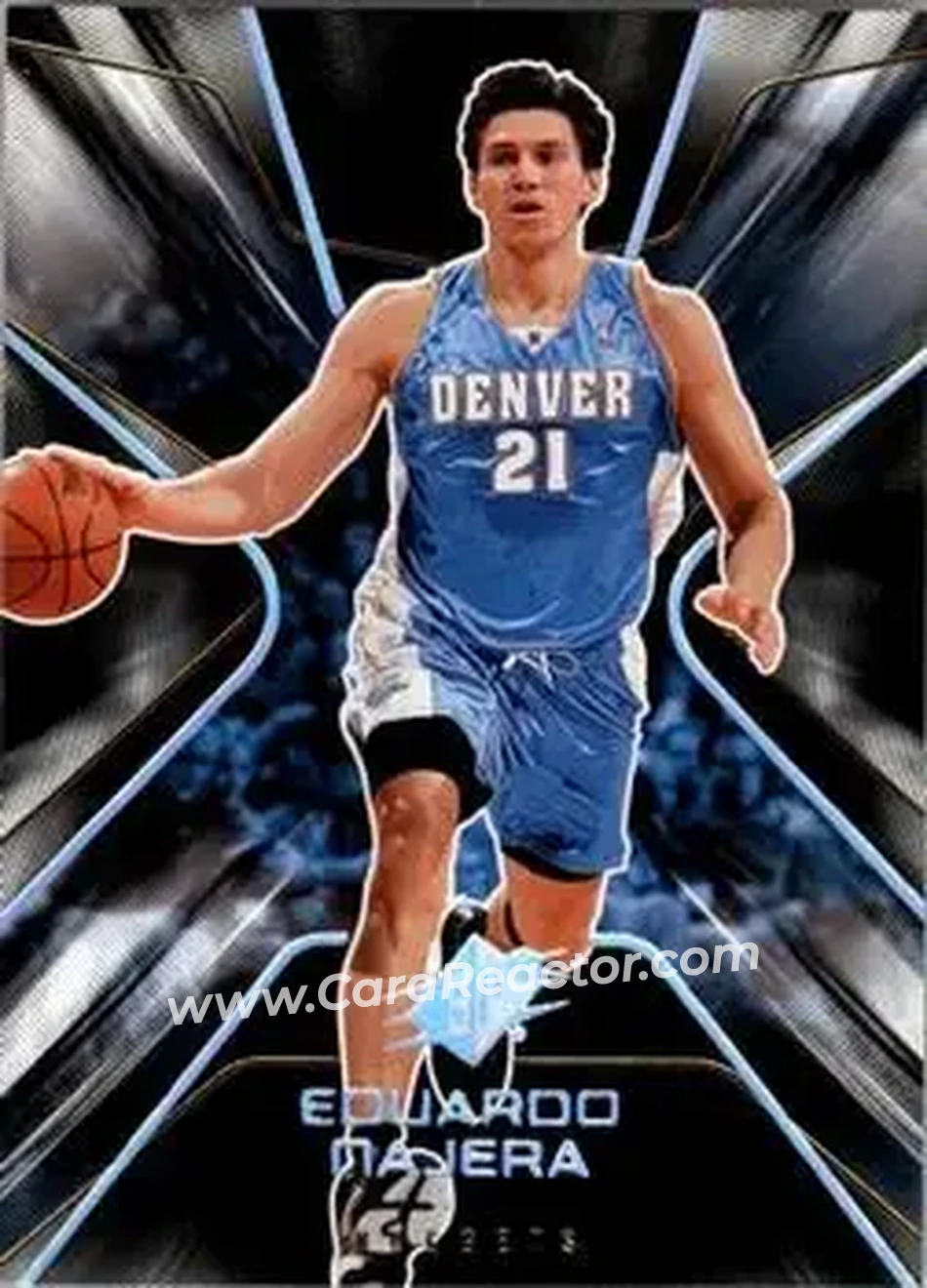 2006-07 SPx #21 - Eduardo Nájera - Denver Nuggets - Front
