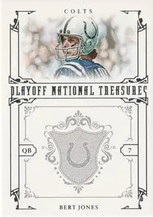 2008 Playoff National Treasures #69 - Bert Jones - Baltimore Colts