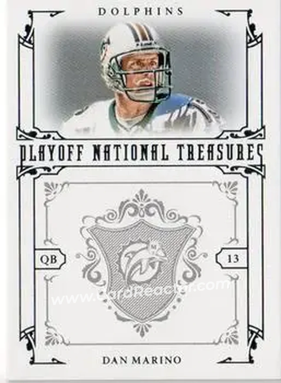 2008 Playoff National Treasures #72 - Dan Marino - Miami Dolphins