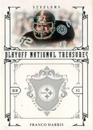 2008 Playoff National Treasures #75 - Franco Harris - Pittsburgh Steelers
