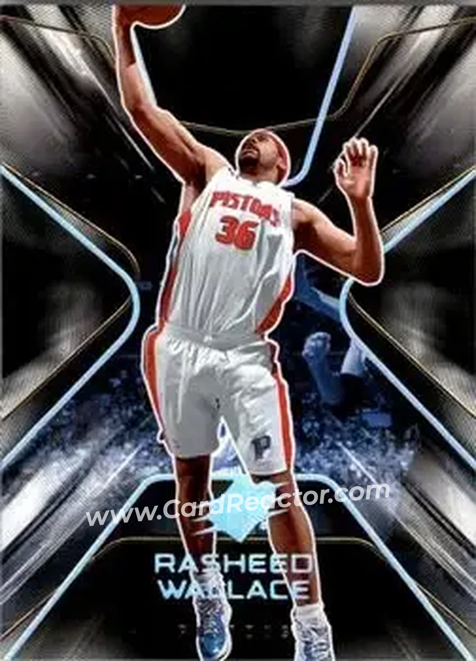 2006-07 SPx #25 - Rasheed Wallace - Detroit Pistons - Front