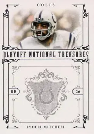 2008 Playoff National Treasures #92 - Lydell Mitchell - Baltimore Colts