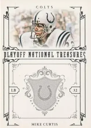 2008 Playoff National Treasures #93 - Mike Curtis - Baltimore Colts