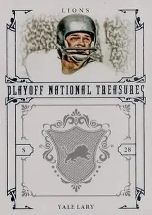 2008 Playoff National Treasures #100 - Yale Lary - Detroit Lions