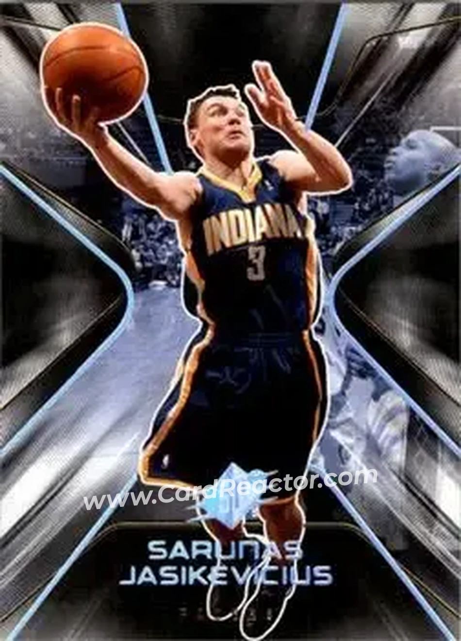 2006-07 SPx #32 - Saras Jasikevicius - Indiana Pacers - Front