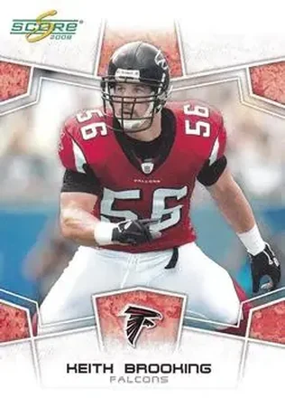 2008 Score #15 - Keith Brooking - Atlanta Falcons