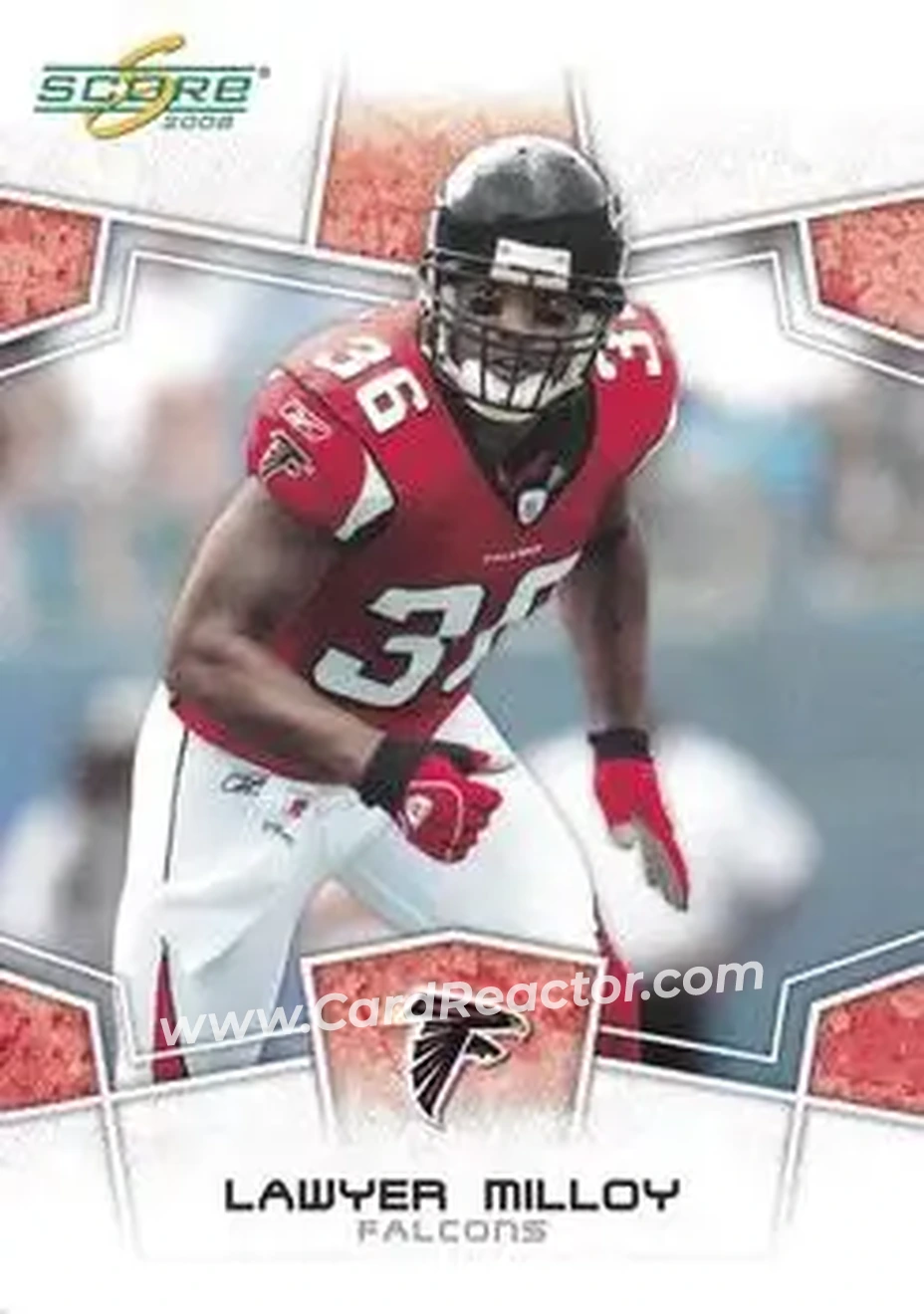 2008 Score #16 - Lawyer Milloy - Atlanta Falcons
